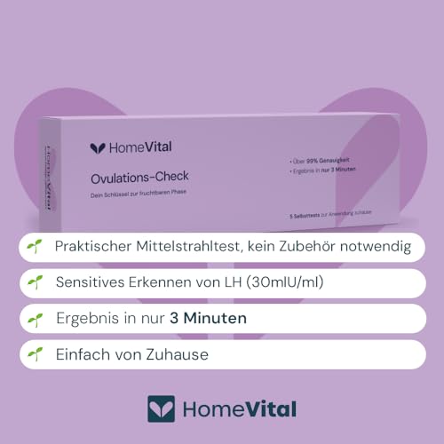 High Sensitivity Ovulation Test Strips - 30 mIU/mL (5 Pack)