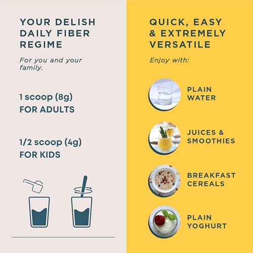 Daily Fiber Organic Prebiotic Digestive Fiber Pina Colada - 30 Servings Gut Health