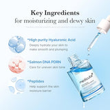 Korean Hyaluronic Acid Multipeptide Serum - Korean Beauty Essence for Moisturizing & Radiant Skin