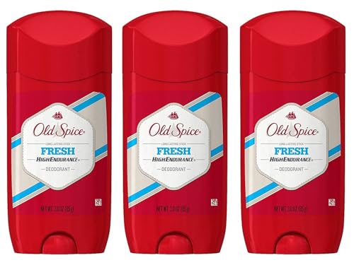 Old Spice High Endurance Long Lasting Deodorant - Fresh Scent (3 x 3oz Pack)