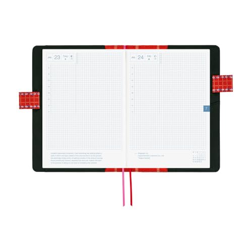 Hobonichi Techo A5 Planner Cover - Yumi Kitagishi White Cat Design