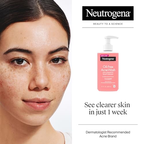 Neutrogena Oil-Free Salicylic Acid Pink Grapefruit Pore Cleansing Acne Wash with Vitamin C - 9.1 fl. oz