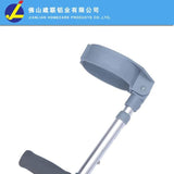 Dorra JL933L Anodized Aluminum Forearm Crutch with Movable Handgrip