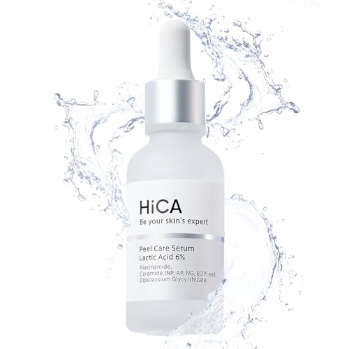 HiCA 6% Lactic Acid Peel Care Serum - Korean Korean Facial Peeling Solution for Sensitive Skin