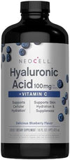 Neocell Hyaluronic Acid Blueberry Liquid - 16 fl oz for Hydration & Wellness
