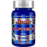 ALLMAX Nutrition 100% Pure Caffeine Tablets, 200mg Energy & Focus Supplement (100 Tabs)