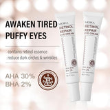 Retinol Eye Cream for Dark Circles and Puffiness - Wrinkle Cream and Brightening Solution, 30g