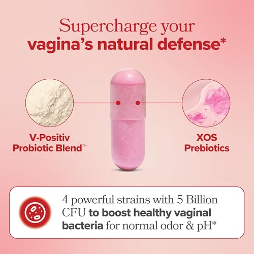 O Positiv URO Vaginal Probiotics for Women | pH Balance & Vaginal Flora Support (60 Count)