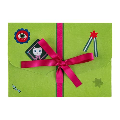 Hobonichi White Cat’s Mini Folder by Yumi Kitagishi - Stationery Accessory