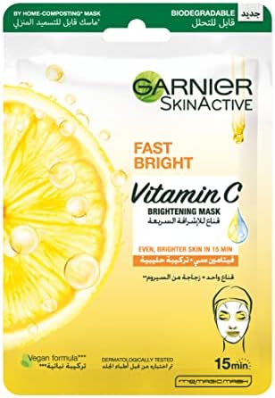 Garnier Vitamin C Instant Brightening Tissue Mask