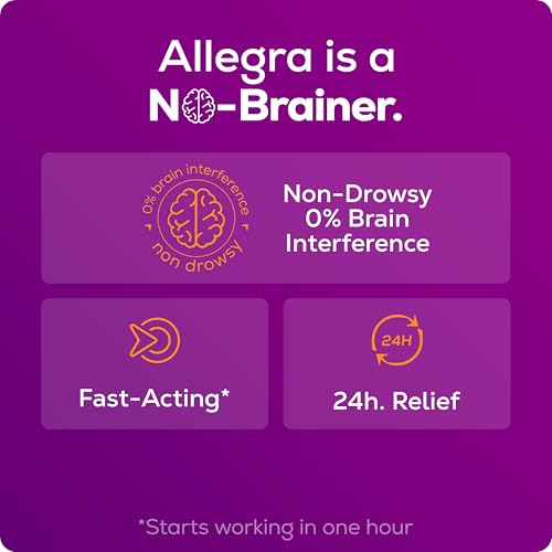 Allegra Adult Non-Drowsy Antihistamine Tablets - 45 Count 180mg