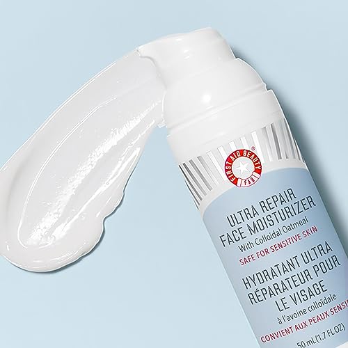 First Aid Beauty Ultra Repair Face Moisturizer - Lightweight, Hydrating Face Lotion for All Skin Types