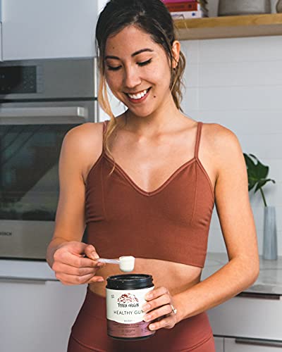 TERRA ORIGIN Healthy Gut Berry - Supports Digestion & Gut Health with L-Glutamine, Zinc & Herbal Extracts