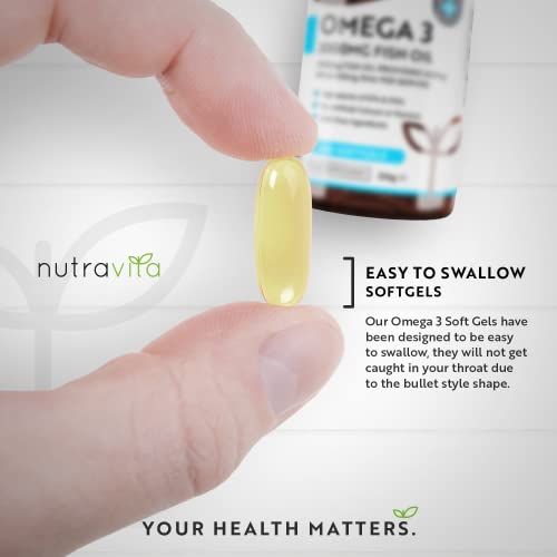 Nutravita Pure Omega 3 Fish Oil 2000mg - Heart and Brain Maintenance