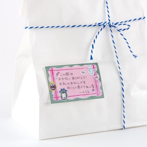 Hobonichi Techo White Cat Sticky Note Roll - Table Decorations