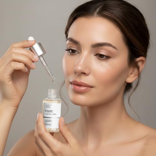 FGOC Glycolic Acid 7% Toning Solution - AHA Exfoliating Toner for Brightening & Pore Refining - 240ml