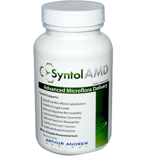 Arthur Andrew Medical Syntol AMD Advanced Microflora Delivery 500mg Capsules - 90 Count