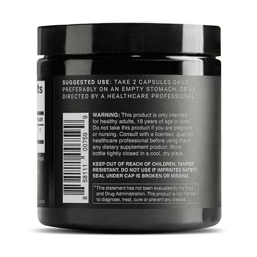 Ultra High Strength Glutathione Capsules - 1000mg - 98%+ Pure & Bioavailable - Non-GMO - 120 Capsules