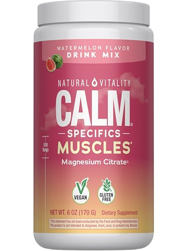 Natural Vitality Calm Specifics Calmful Muscles Watermelon Flavor - Muscle Support Supplement 6 oz