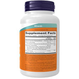 NOW Magnesium and Calcium Food Supplements - 100 Tablets - Bone & Muscle Support