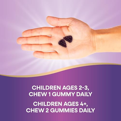 Nature's Way Sambucus Gummies for Kids - Standardized Elderberry Immune Support | 60 Gummies