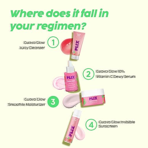 PLIX THE PLANT FIX Guava Glow Smoothie Moisturizer (50g) - Vitamin C & ALA for Brighter Skin