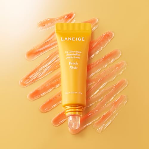 LANEIGE Lip Glowy Balm - Peach: Sheer Hydration & Color