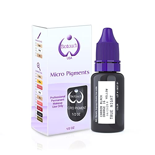 Biotouch Eyebrow Pigment for Microblading - 1/2 oz Medical Grade PMU Pigments for Professionals