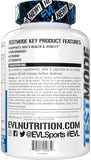 Evlution Nutrition TestMode - Complete Testosterone Support - Testosterone Supplement for Men - Supports Men’s Health & Vitality - Performance, Stamina & Strength - 50 Servings - 100 Veggie Capsules