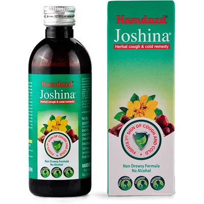 Hamdard Joshina Herbal Syrup for Cough & Cold (200ml, 3-Pack)