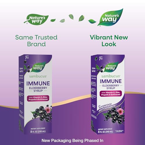 Nature's Way Sambucus Immune - Standardized Elderberry Extract - 8 fl oz (240 ml)
