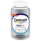 Centrum Silver for Men Over 50 Multivitamins, 200 Tablets