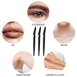 YelaJoy 12 Pcs Eyebrow Razors | Multipurpose Face Razors for Peach Fuzz Removal & Exfoliating Dermaplaning