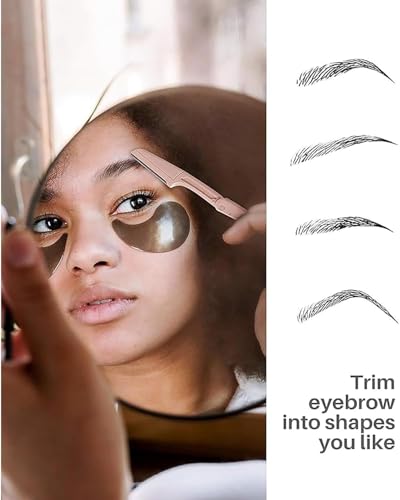 Tazweeq Eyebrow Razor for Women - 3 Piece Set, Facial Hair Removal, Dermaplaner Razors for Women and Men