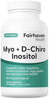 Fairhaven Health Myo + D-Chiro Inositol for Women's Hormones, 40:1, 120 Caps