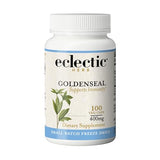 Eclectic Institute Goldenseal Root 400mg Capsules for Immune Support - 100 Count