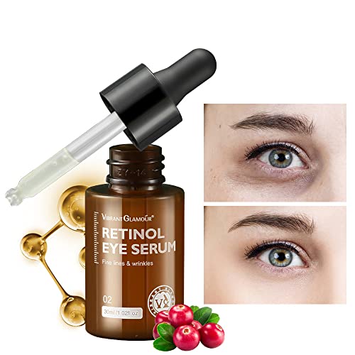 Vibrant Glamour Retinol Eye Serum: Reduce Dark Circles & Puffiness