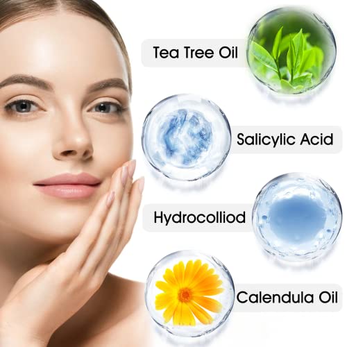Hydrocolloid Acne Patch (20 Patches) - Large Spot Control Cover for Body, Cheek, Forehead, and Chin