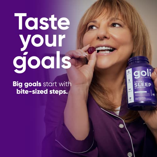 Goli Dreamy Sleep Gummies with Melatonin & Magnesium - Vegan 60 Count