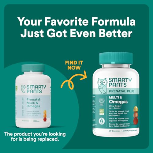 SmartyPants Prenatal Formula Daily Gummy Multivitamin - 120 Count