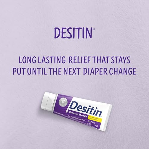 Desitin Baby Diaper Rash Cream - Fast Relief for Sore Skin