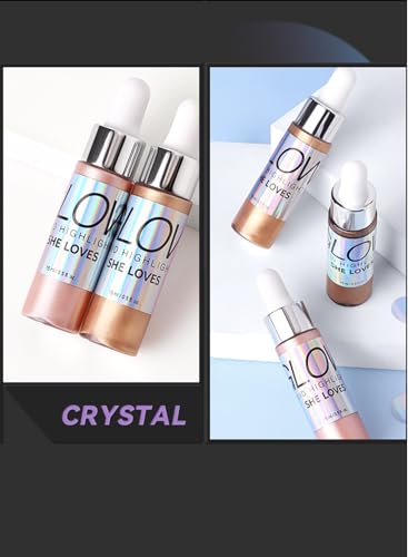 NOVO Bronze Gold Liquid Highlighter & Shimmer Body Oil - Long Lasting 15ML