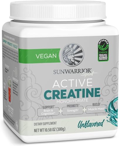 Sunwarrior Micronized Creatine Monohydrate - 300g Tub (60 Servings)
