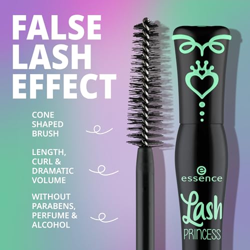 essence Lash Princess Mascara Set - 4 Vegan & Cruelty-Free Mascaras for False Lash Effect, Waterproof, Curl & Volume