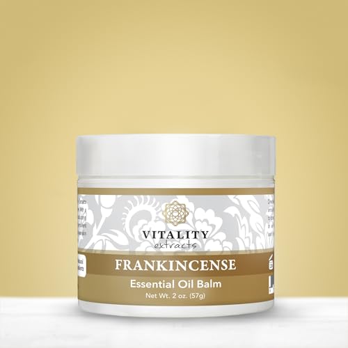Frankincense Balm Extracts with Boswellia Serrata & Olive Oil (2 Oz) - Intensive Dry Skin Moisturizer