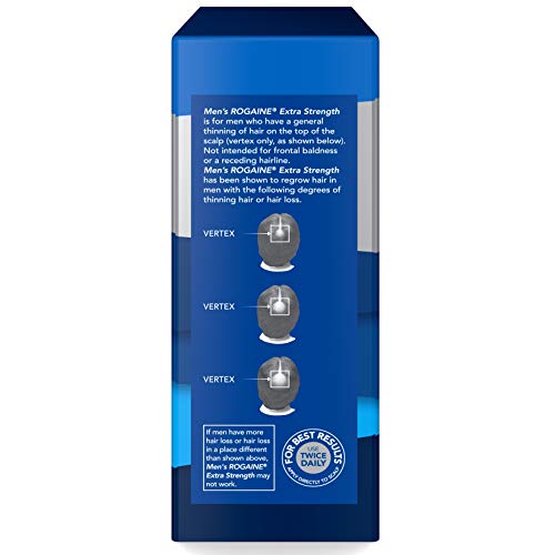 Rogaine 5% Minoxidil Topical Solution – Value Pack (3x 60mL Bottles)