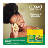 Cosmo Soft & Shine Hydrating Avocado & Shea Butter Curling Cream 325g – Define & Tame Frizz