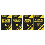 Body Builder Creatine Monohydrate Powder - 300g Unflavored for Muscle Growth & Performance
