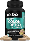 Colon Cleanser Detox 15-Day Pills w/ Ginger: Weight & Gut Cleanse