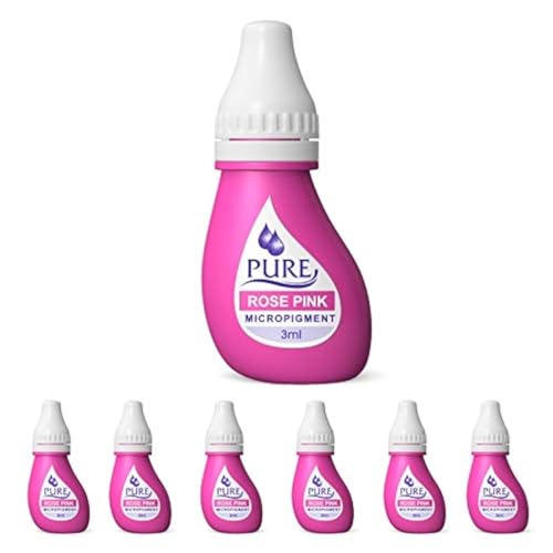 BioTouch Pro Permanent Makeup Pigment Set (6 Colors) - Lips & Microblading